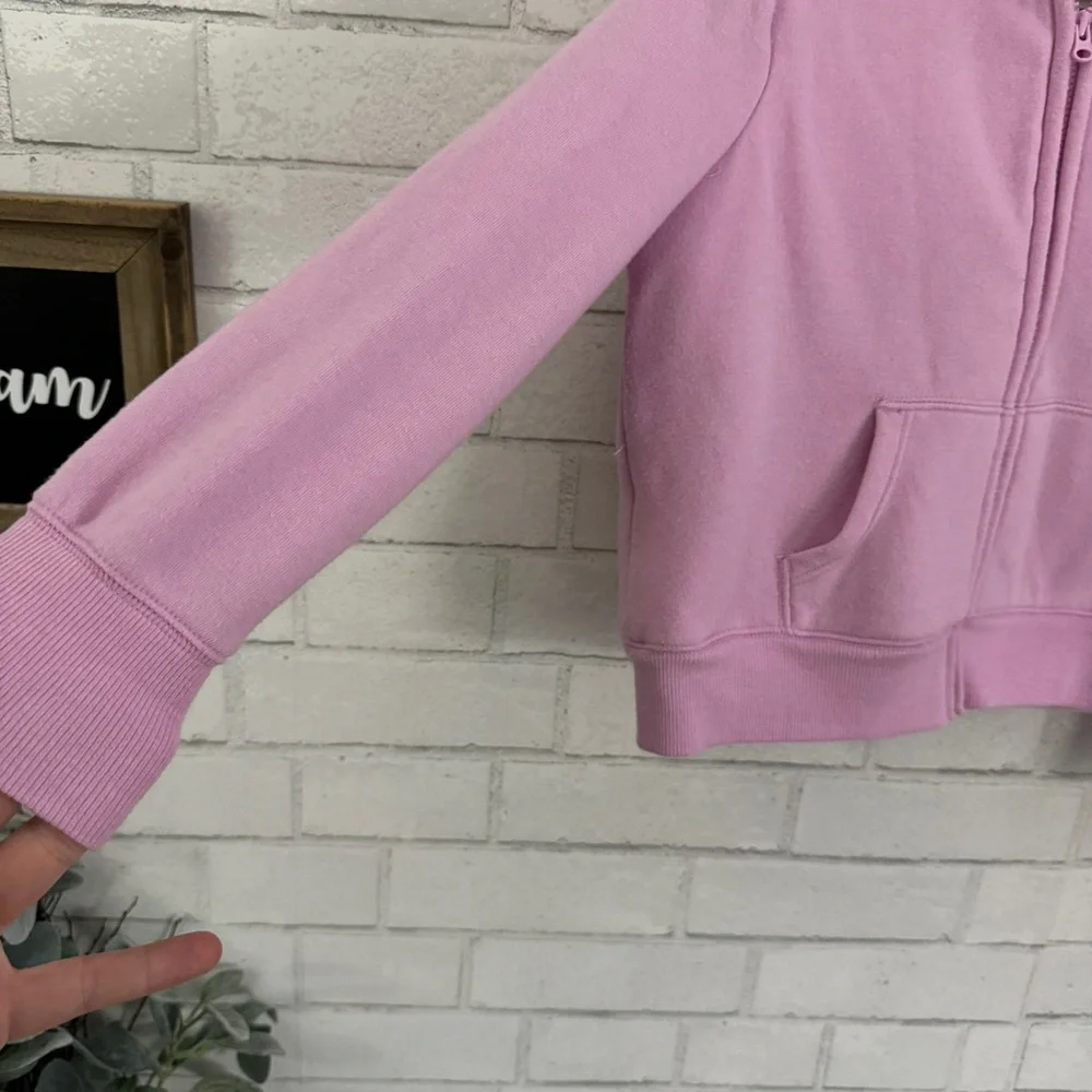 OSHKOSH B’GOSH Lilac Lined Zip Up Hooded Sweater